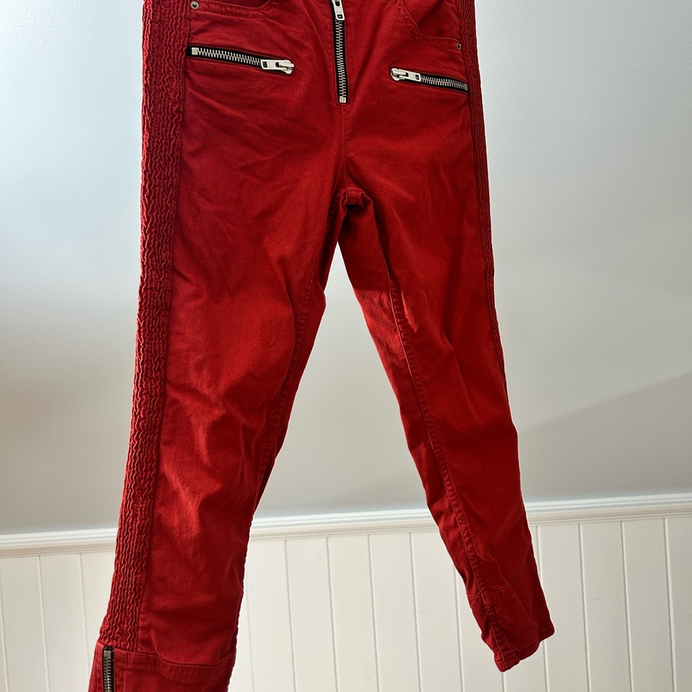 Isabel Marant Etoile Pelona Cropped Moto Pants